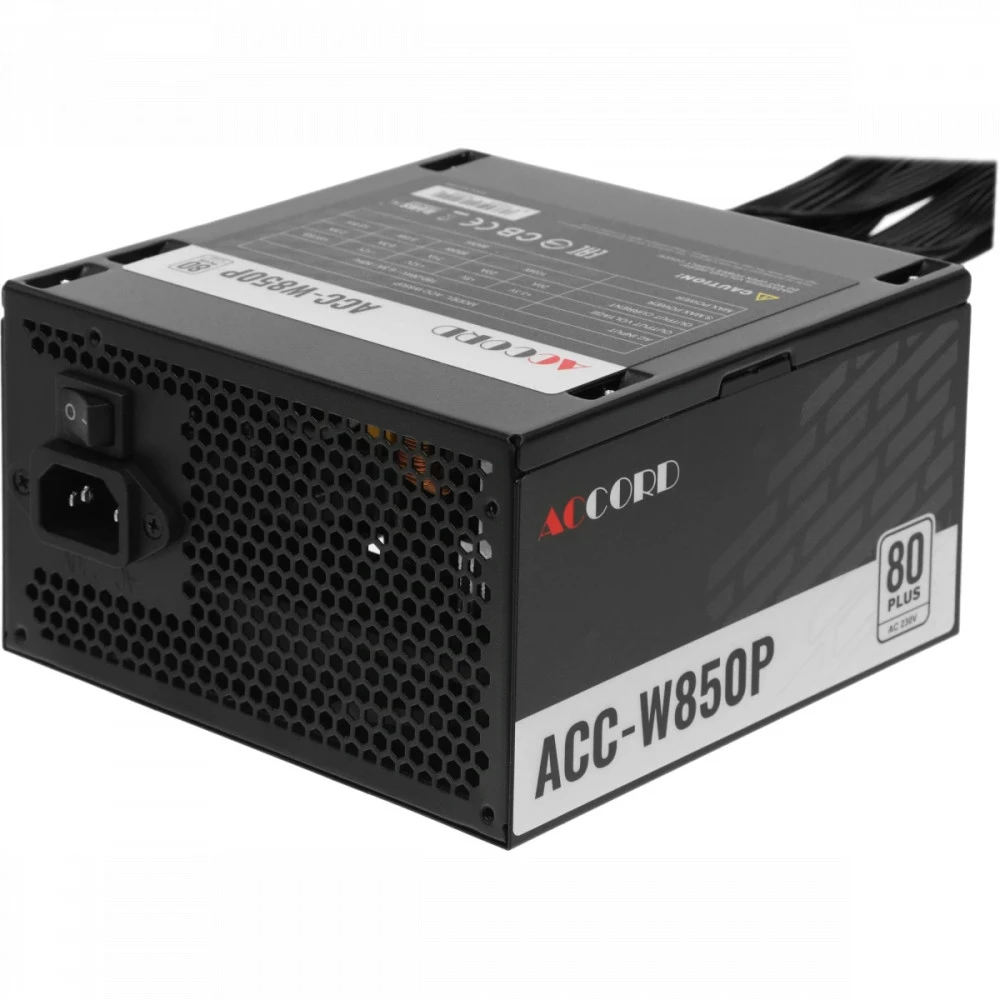 Блок питания Accord ACC-W850P 850 Вт, 80+