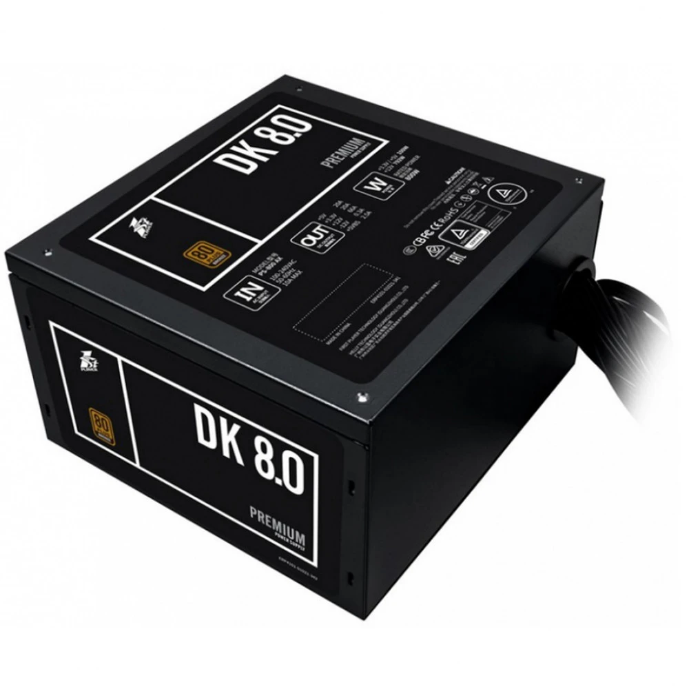 Блок питания 1STPLAYER DK PREMIUM PS-800AX 800 Вт, 80+ Bronze