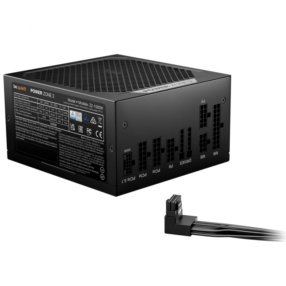 Блок питания be quiet! POWER ZONE 2 BP008EU 1000 Вт, 80+ Platinum