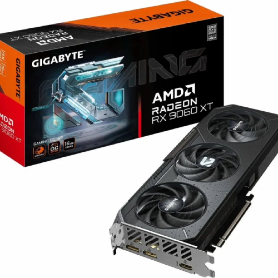 Видеокарта Gigabyte Radeon RX 9060XT GV-R9060XTGAMING OC-16GD 1.0 16 ГБ
