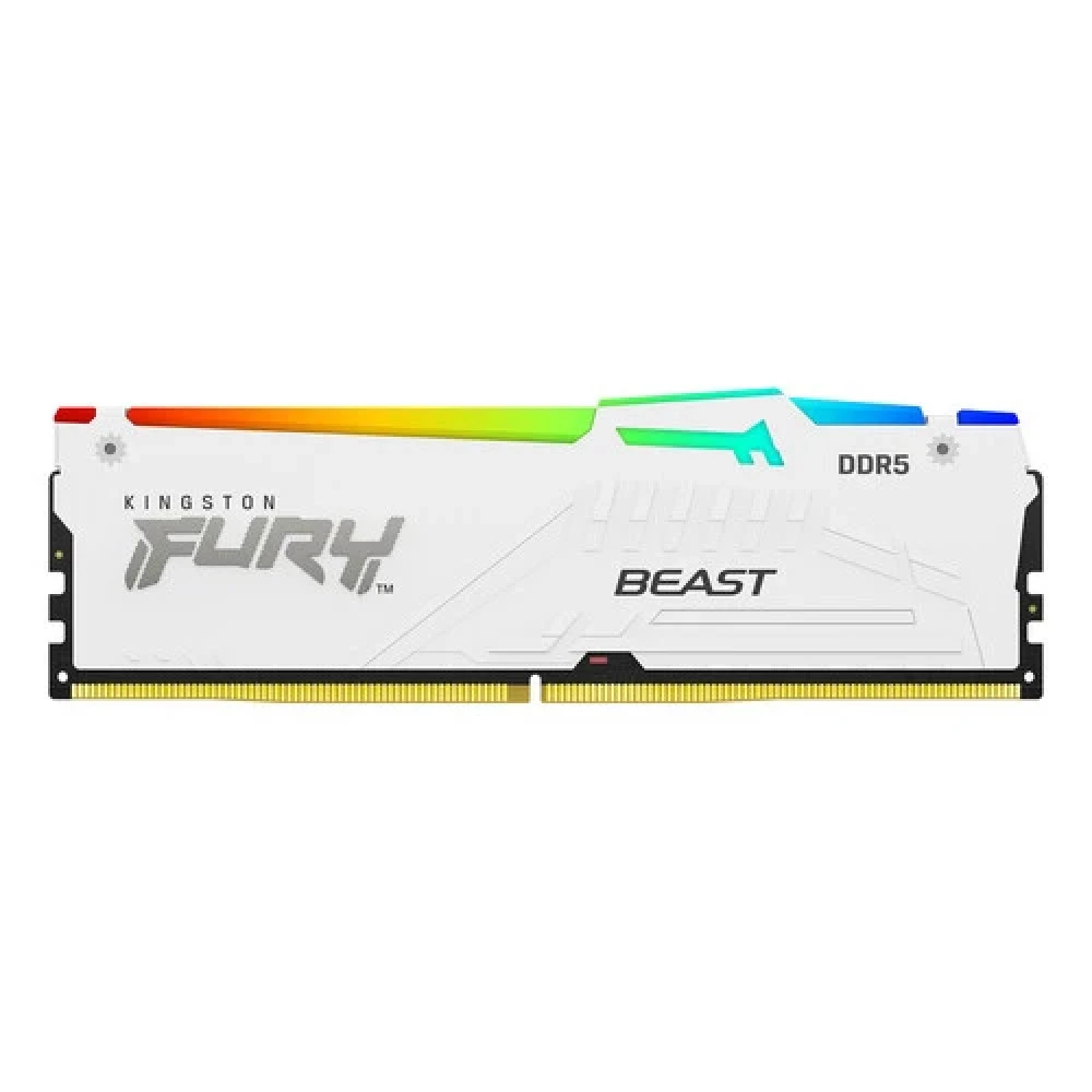 ОЗУ Kingston Fury Beast AMD RGB White KF552C36BWEA-32 DIMM, DDR5, 32 Гб, 5200 МГц