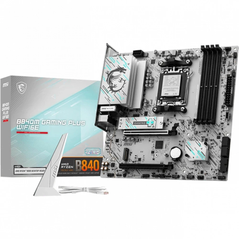 Материнская плата MSI B840M GAMING PLUS WIFI6E Micro-ATX, AMD AM5