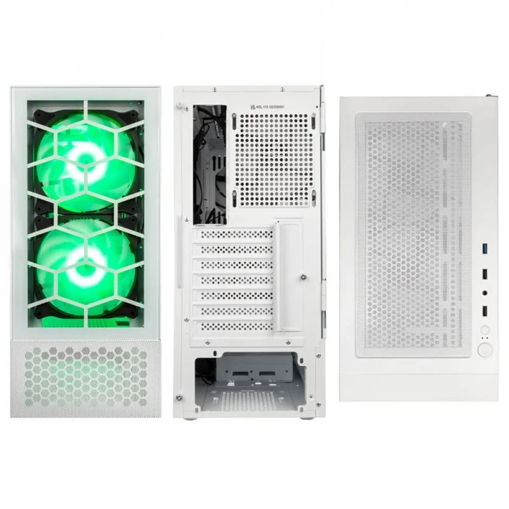 Корпус Kolink Observatory MX Glass ARGB White PGW-CH-KOL-115 Mid-Tower