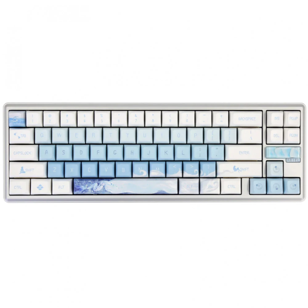 Клавиатура Varmilo Monet VTP68 Kailh Prestige Voice A68A100G6A8A01A063 Беспроводная, Bluetooth