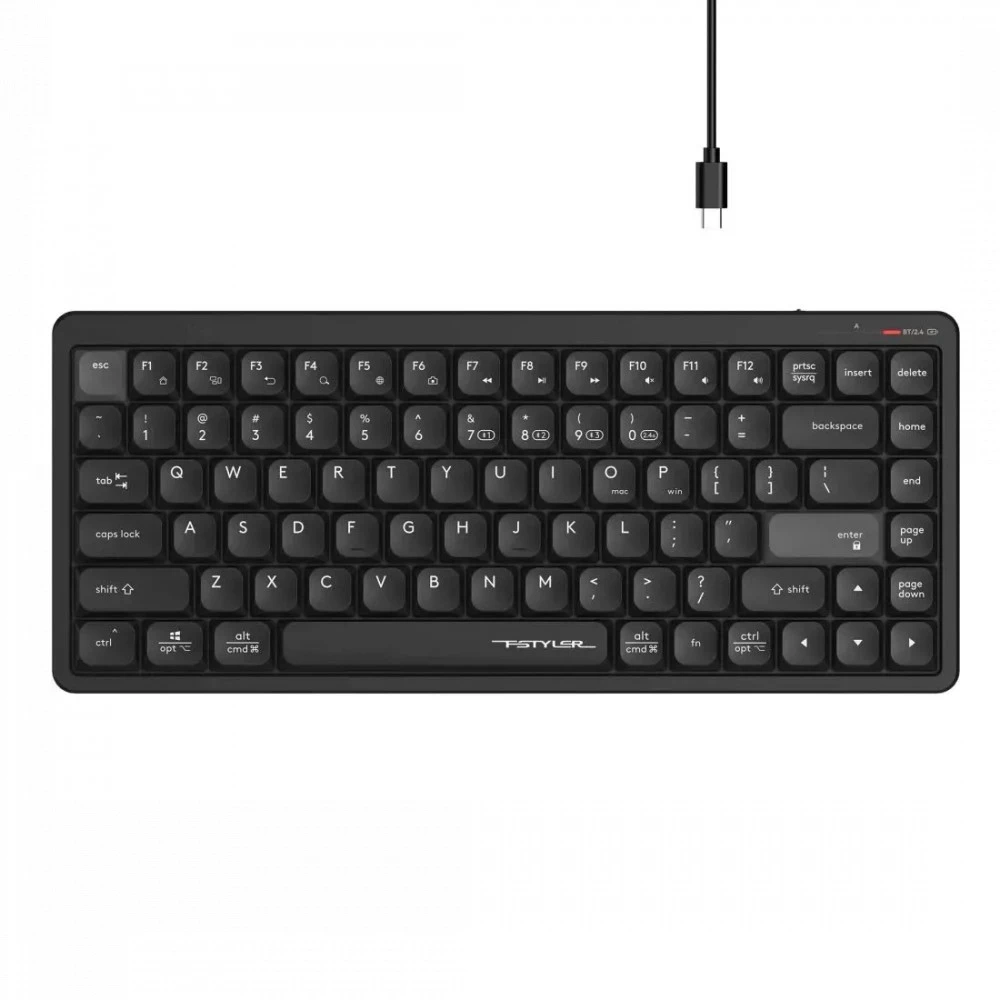 Клавиатура A4Tech Fstyler FBX53C Black Беспроводная, Bluetooth