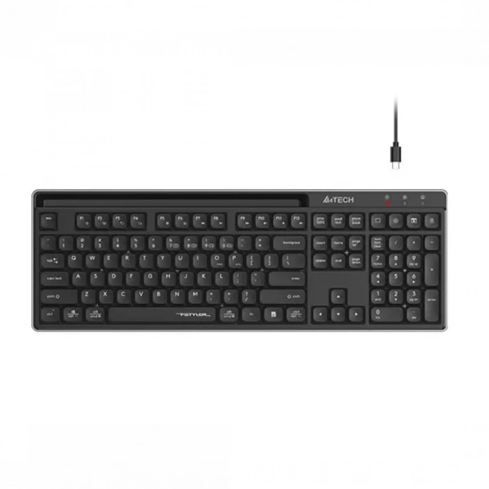 Клавиатура A4Tech Fstyler FBX72C BLACK Беспроводная, Bluetooth