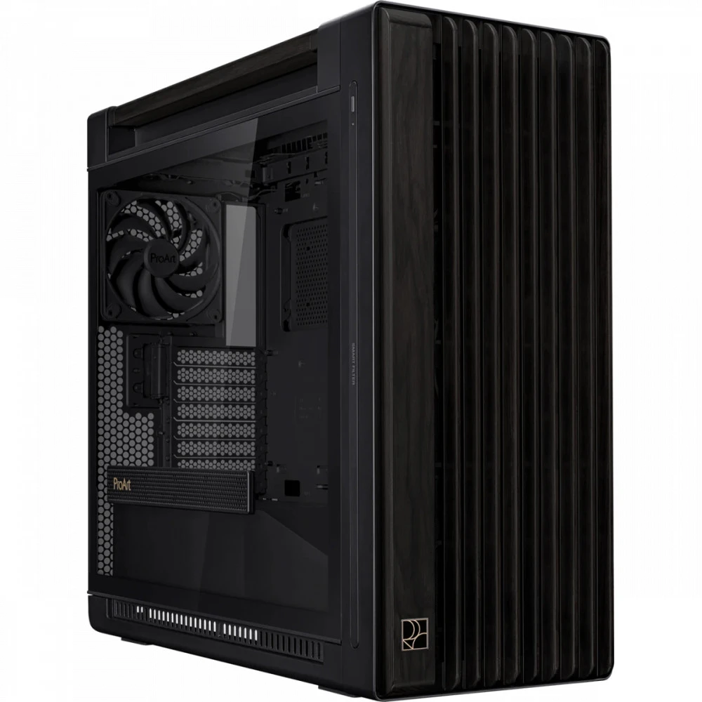 Корпус Asus ProArt PA602 Wood Edition Tempered Glass Panel Black PROART PA602 WOOD TG PWM BLACK Mid-Tower