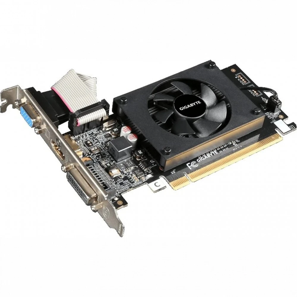 Видеокарта Gigabyte GeForce GT 710 Gigabyte 2Gb GV-N710D3-2GL Rev2.0 2 ГБ