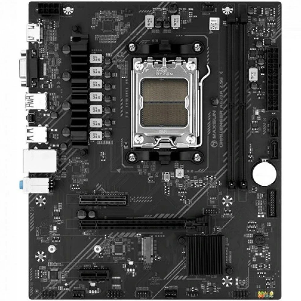 Материнская плата Maxsun  Challenger A620A 2.5G MS-Challenger A620A 2.5G Micro-ATX, AMD AM5