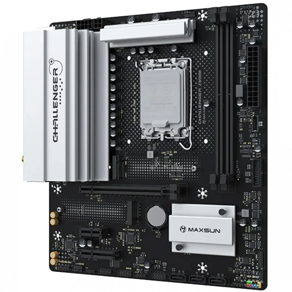Материнская плата Maxsun  Challenger Z890M WIFI MS-Challenger Z890M WIFI Micro-ATX, LGA 1851
