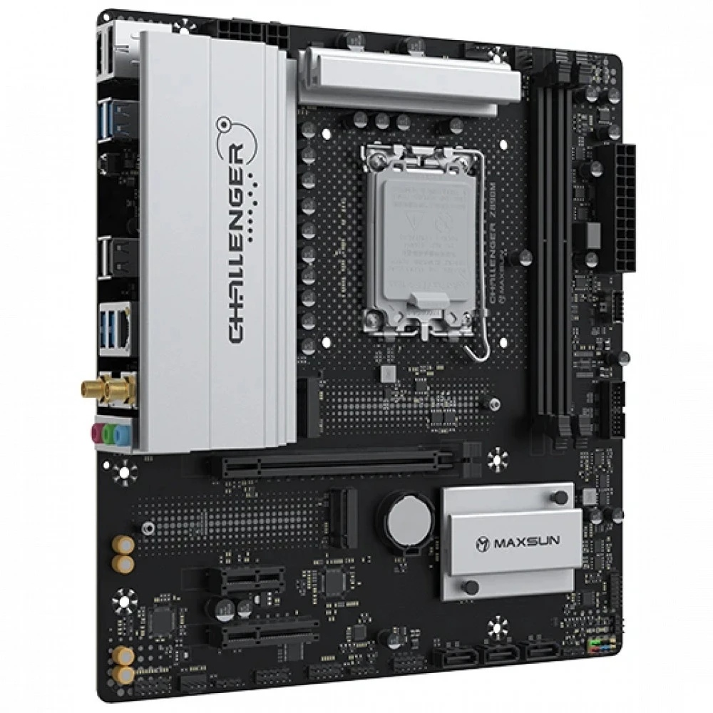 Материнская плата Maxsun Challenger Z890M MS-Challenger Z890M Micro-ATX, LGA 1851