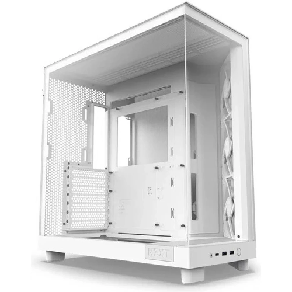Корпус NZXT H6 Flow White CC-H61FW-01 Mid-Tower