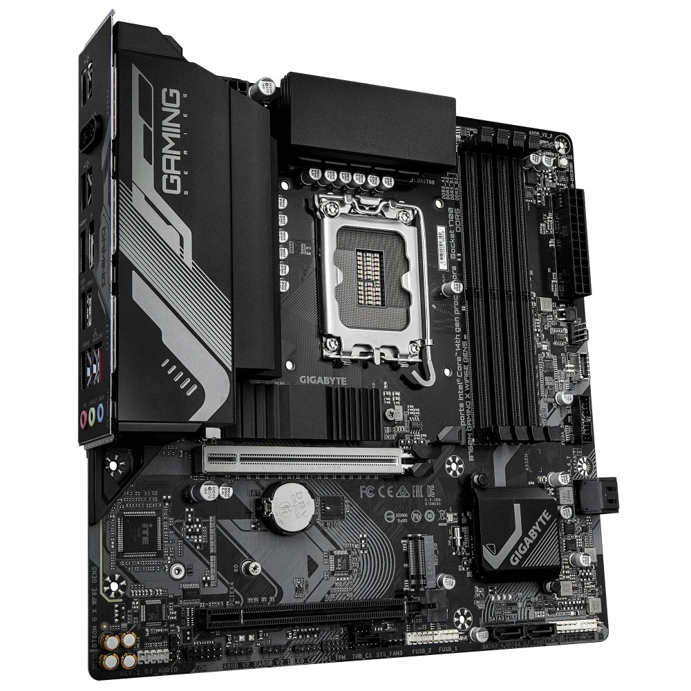 Материнская плата Gigabyte B760M GAMING X WIFI6E GEN5 B760M G X WF6E GEN5 Micro-ATX, LGA 1700