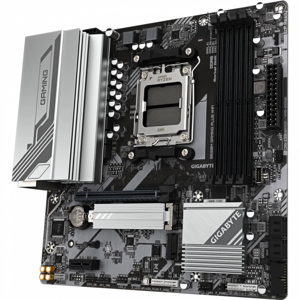 Материнская плата Gigabyte B650M GAMING PLUS WIFI B650M GAMING PLUS WIFI_Gigabyte Micro-ATX, AMD AM5