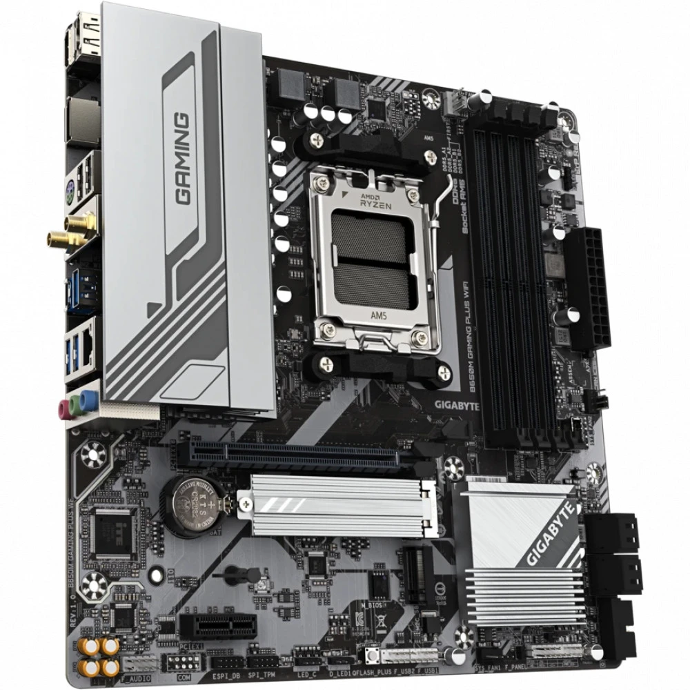 Материнская плата Gigabyte B650M GAMING PLUS WIFI B650M GAMING PLUS WIFI_Gigabyte Micro-ATX, AMD AM5