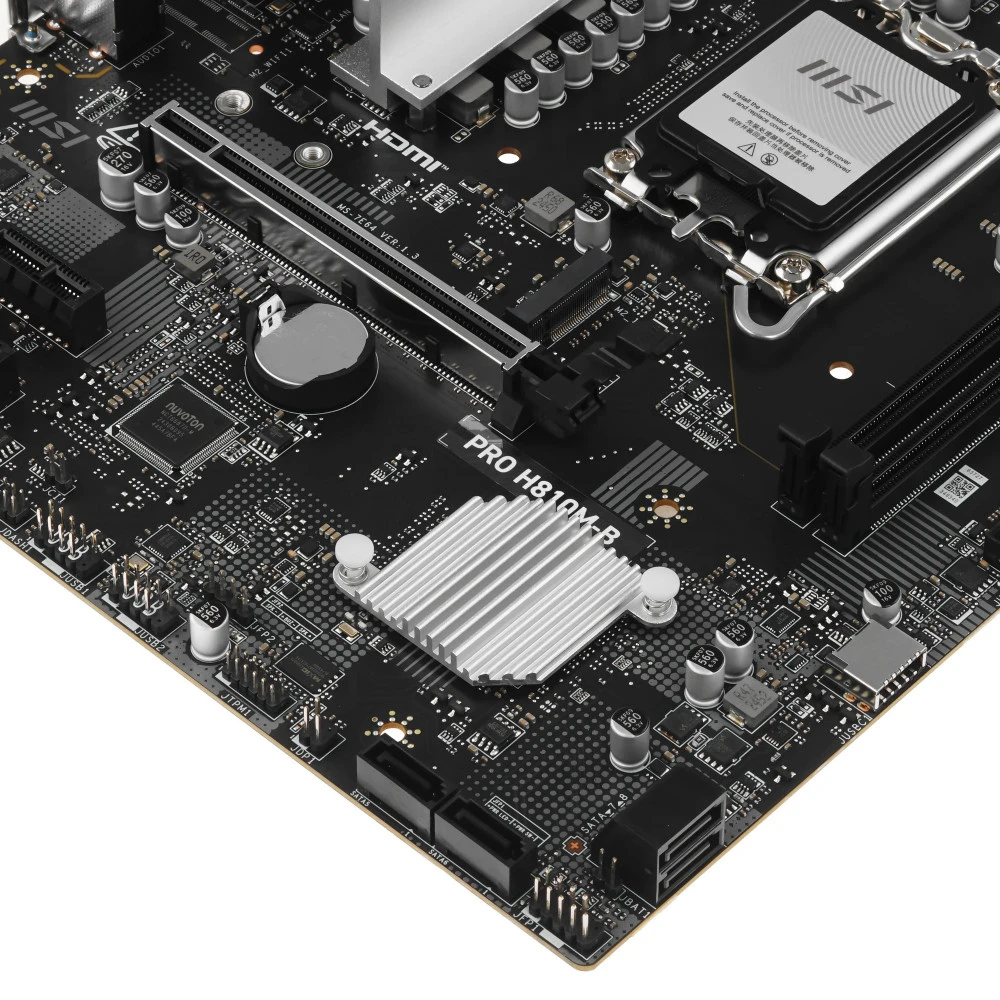 Материнская плата MSI PRO H810M-B Micro-ATX, LGA 1851