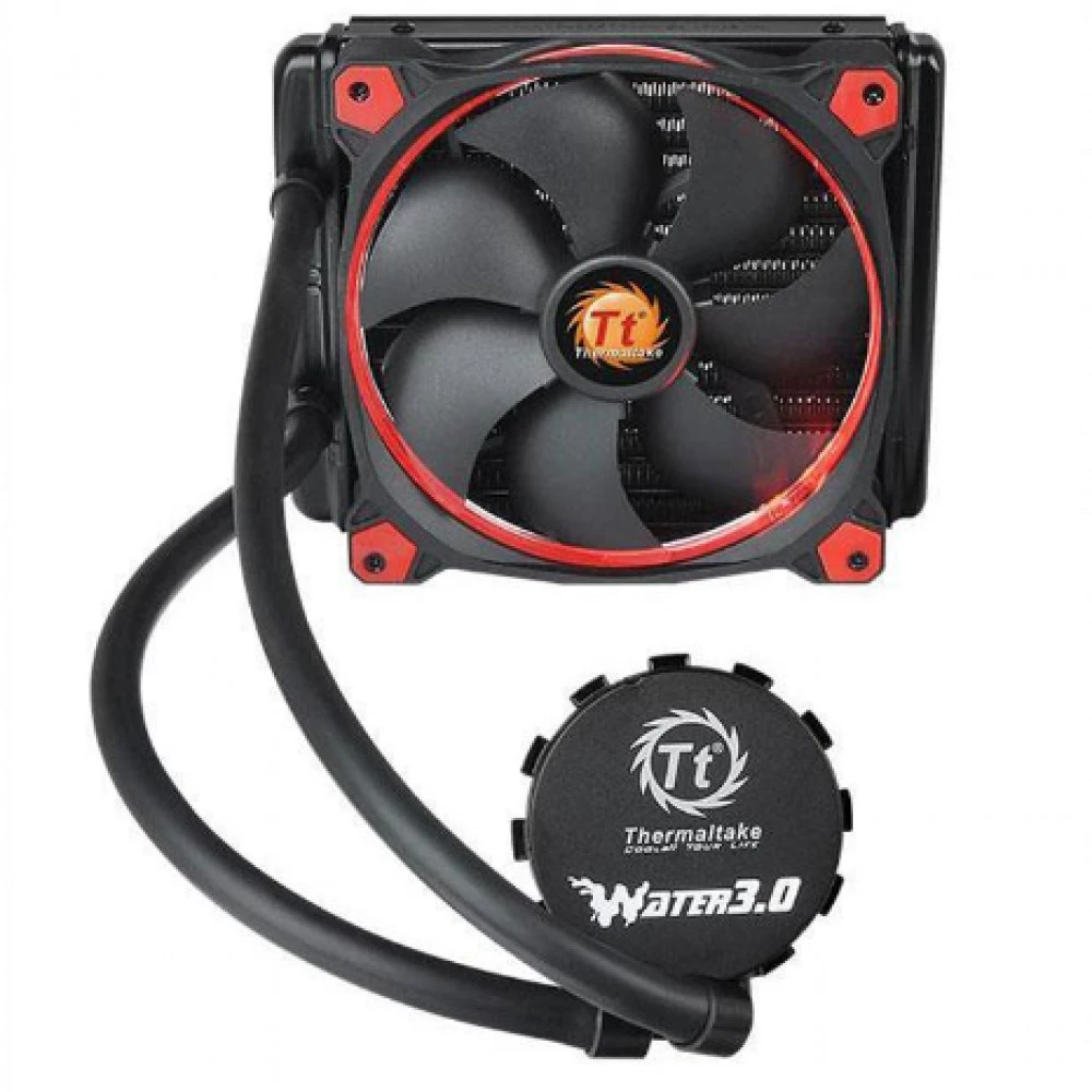 Система охлаждения Thermaltake Water 3.0 Riing Red 140 CL-W150-PL14RE-A Для процессора