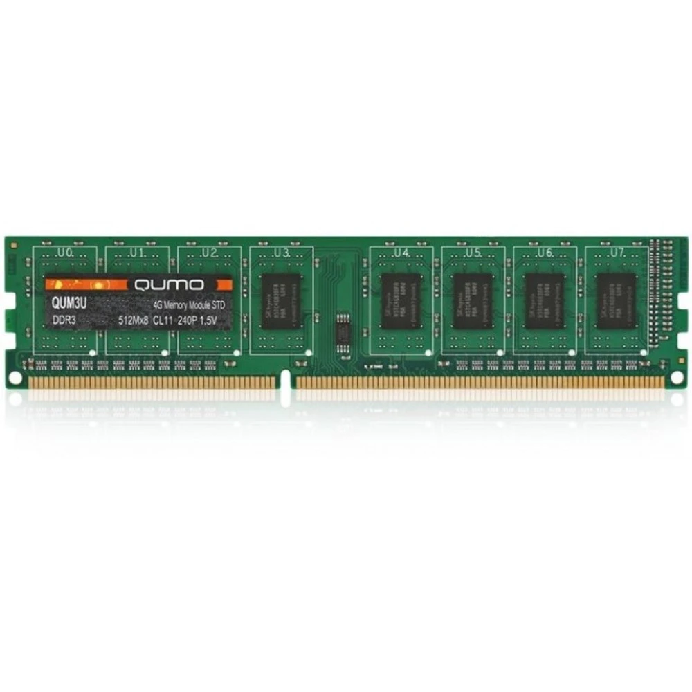 ОЗУ Qumo DDR3 DIMM 4GB QUM3U-4G1333K9R DIMM, DDR3, 4 Гб, 1333 МГц
