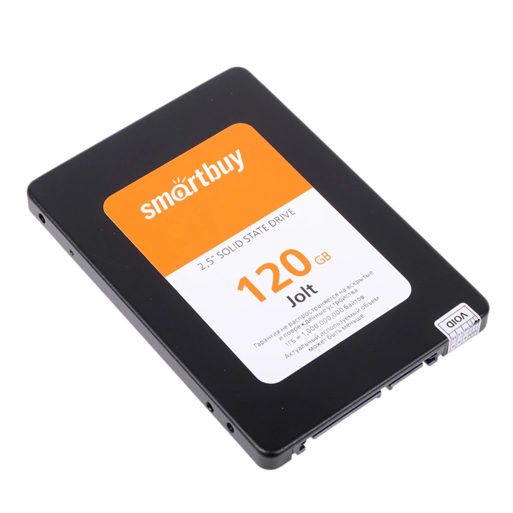 Жесткий диск SmartBuy SSD 120Gb Jolt SB120GB-JLT-25SAT3 SSD (твердотельные), 120 ГБ, 2.5 дюйма, SATA