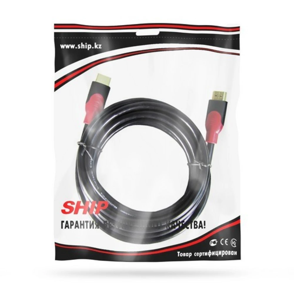 Кабель интерфейсный SHIP HDMI-HDMI 3 м SH6016-3P HDMI - HDMI
