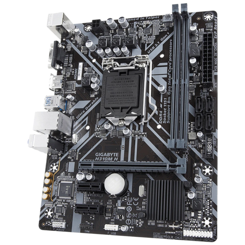 Материнская плата Gigabyte H310M H Micro-ATX, LGA 1151