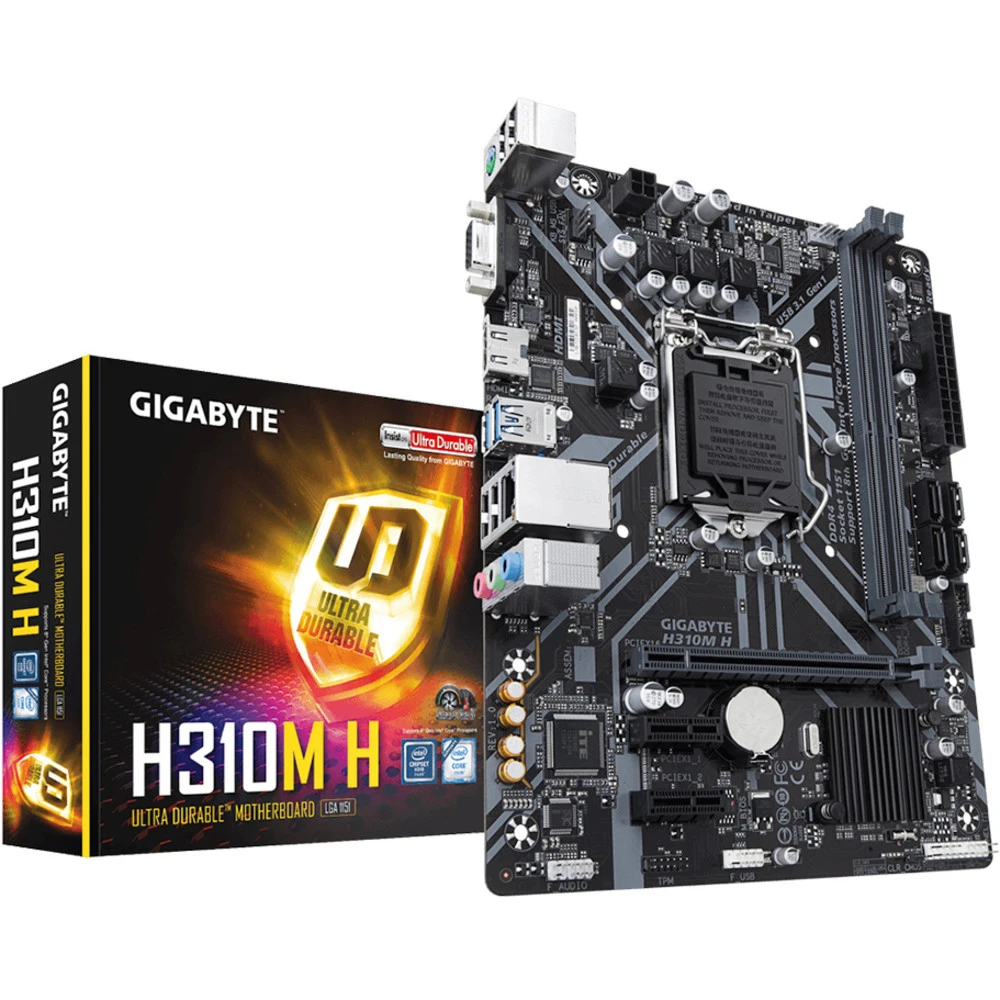 Материнская плата Gigabyte H310M H Micro-ATX, LGA 1151