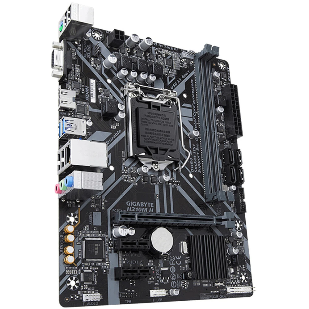 Материнская плата Gigabyte H310M H Micro-ATX, LGA 1151