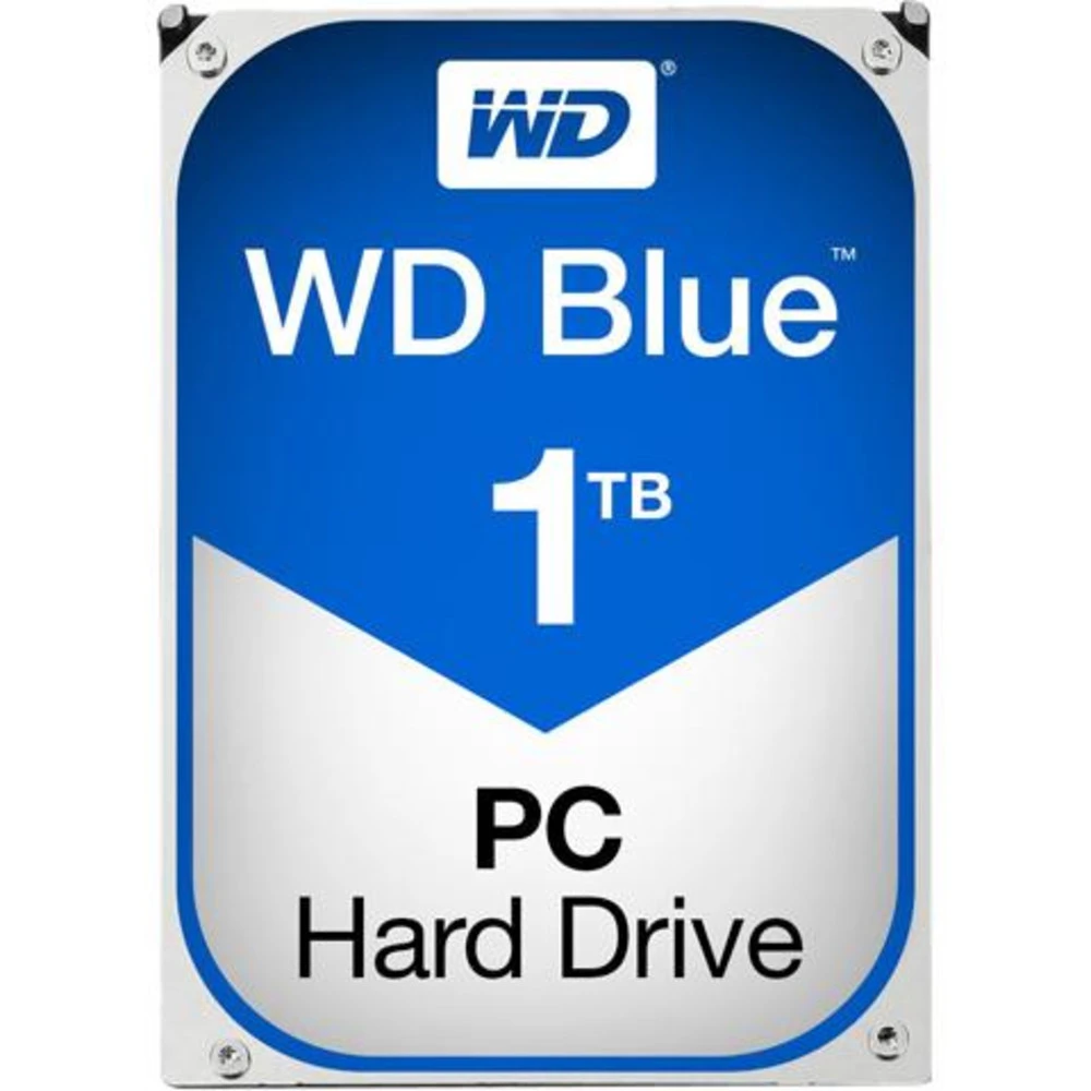 Жесткий диск Western Digital Blue 1TB SATA 3.5" 5400RPM 64Mb WD10EZRZ HDD (классические), 1 ТБ, 3.5 дюйма, SATA