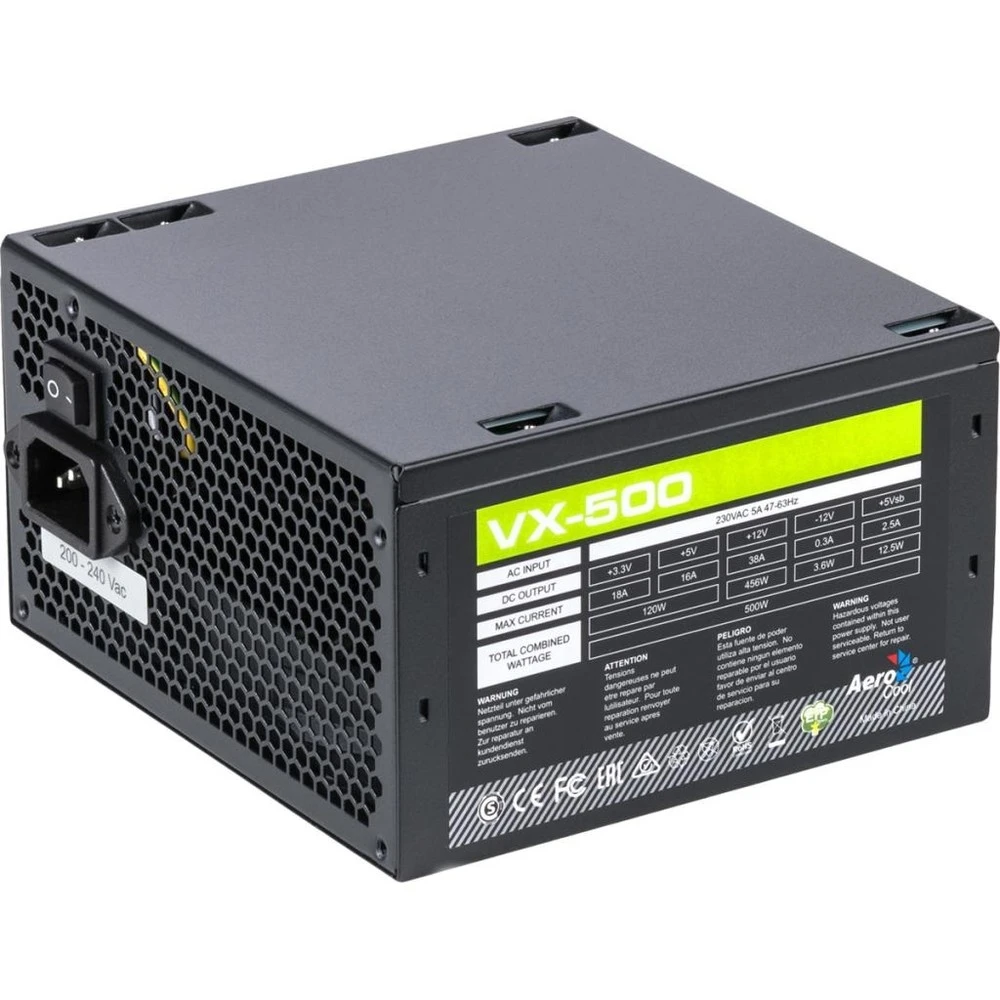 Блок питания Aerocool VX PLUS 500 500 Вт