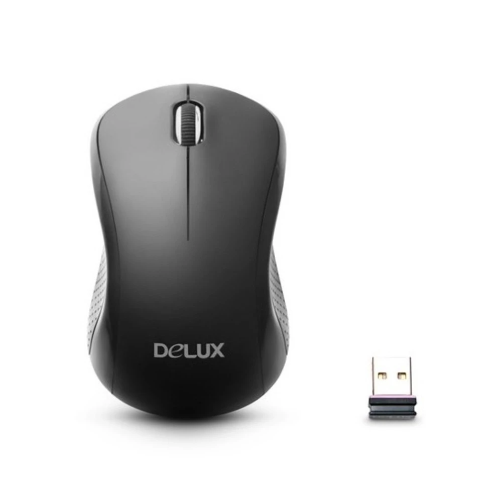 Мышь Deluxe DLM-391OGB Бюджетные, Беспроводная