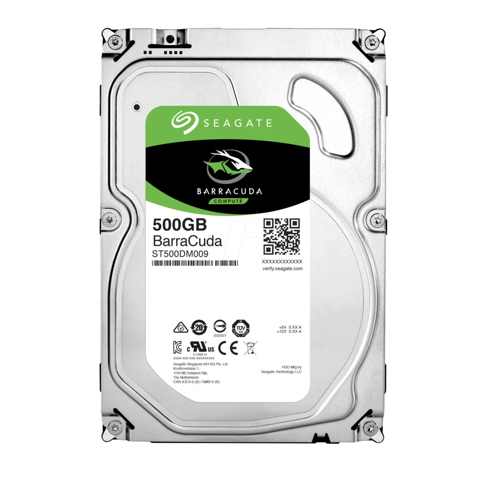 Жесткий диск Seagate BarraCuda 500 GB SATA 3.5" 7200rpm 32Mb ST500DM009 HDD (классические), 500 ГБ, 3.5 дюйма, SATA
