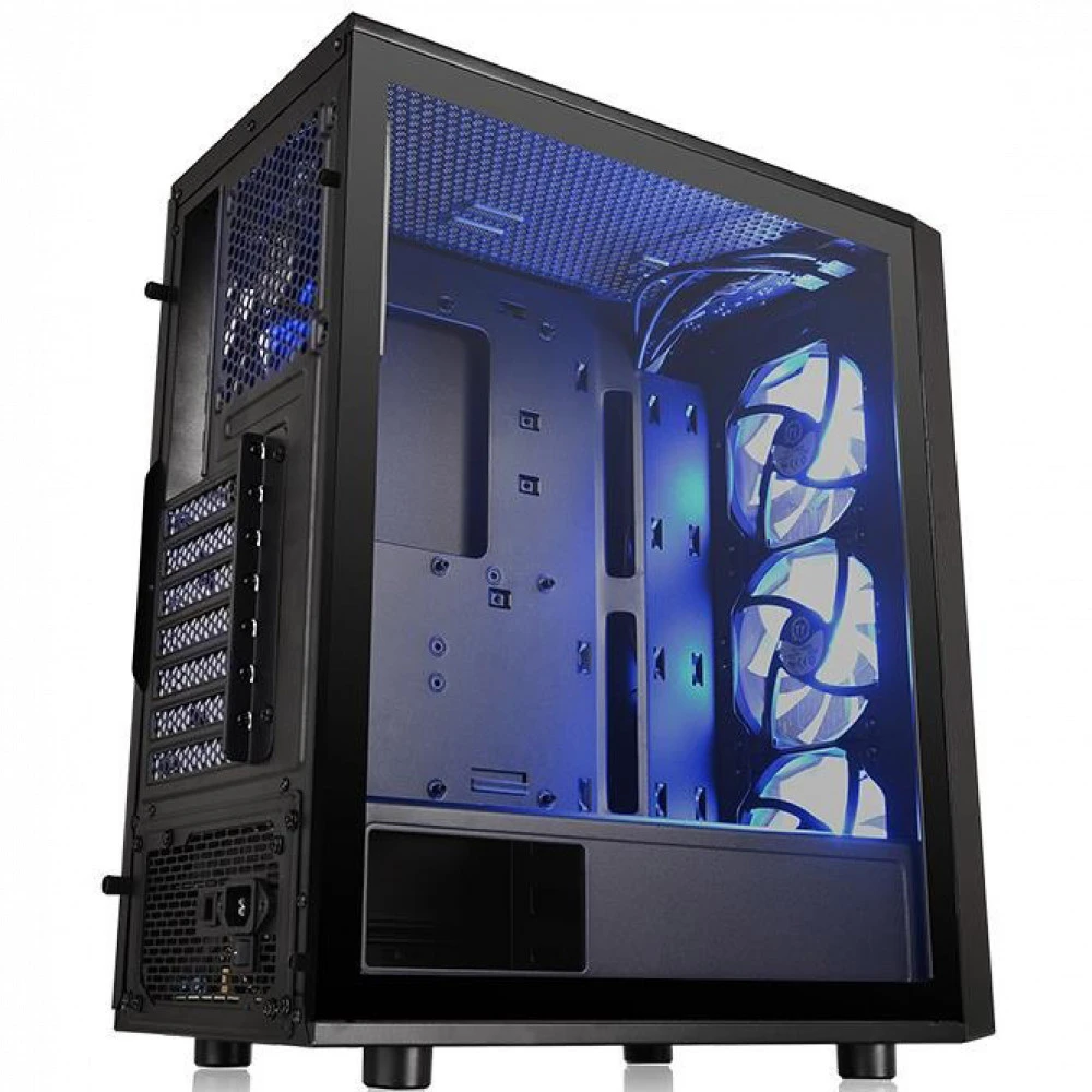 Корпус Thermaltake Versa J25 Tempered Glass RGB Edition CA-1L8-00M1WN-01 Mid-Tower
