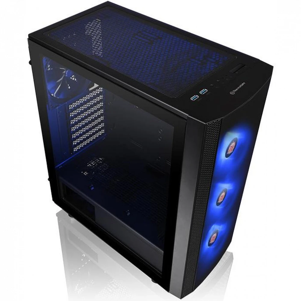 Корпус Thermaltake Versa J25 Tempered Glass RGB Edition CA-1L8-00M1WN-01 Mid-Tower