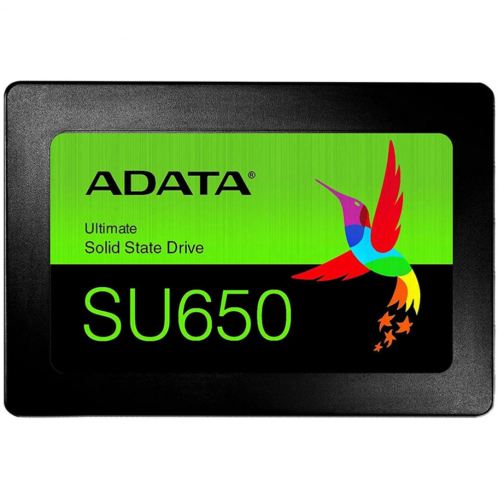 Жесткий диск ADATA ULTIMATE SU650 Client SSD 120 ГБ ASU650SS-120GT-R SSD (твердотельные), 120 ГБ, 2.5 дюйма, SATA