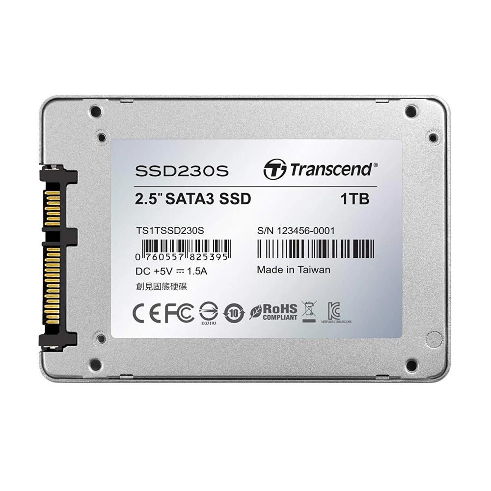 Жесткий диск Transcend TS1TSSD230S SSD (твердотельные), 1 ТБ, 2.5 дюйма, SATA