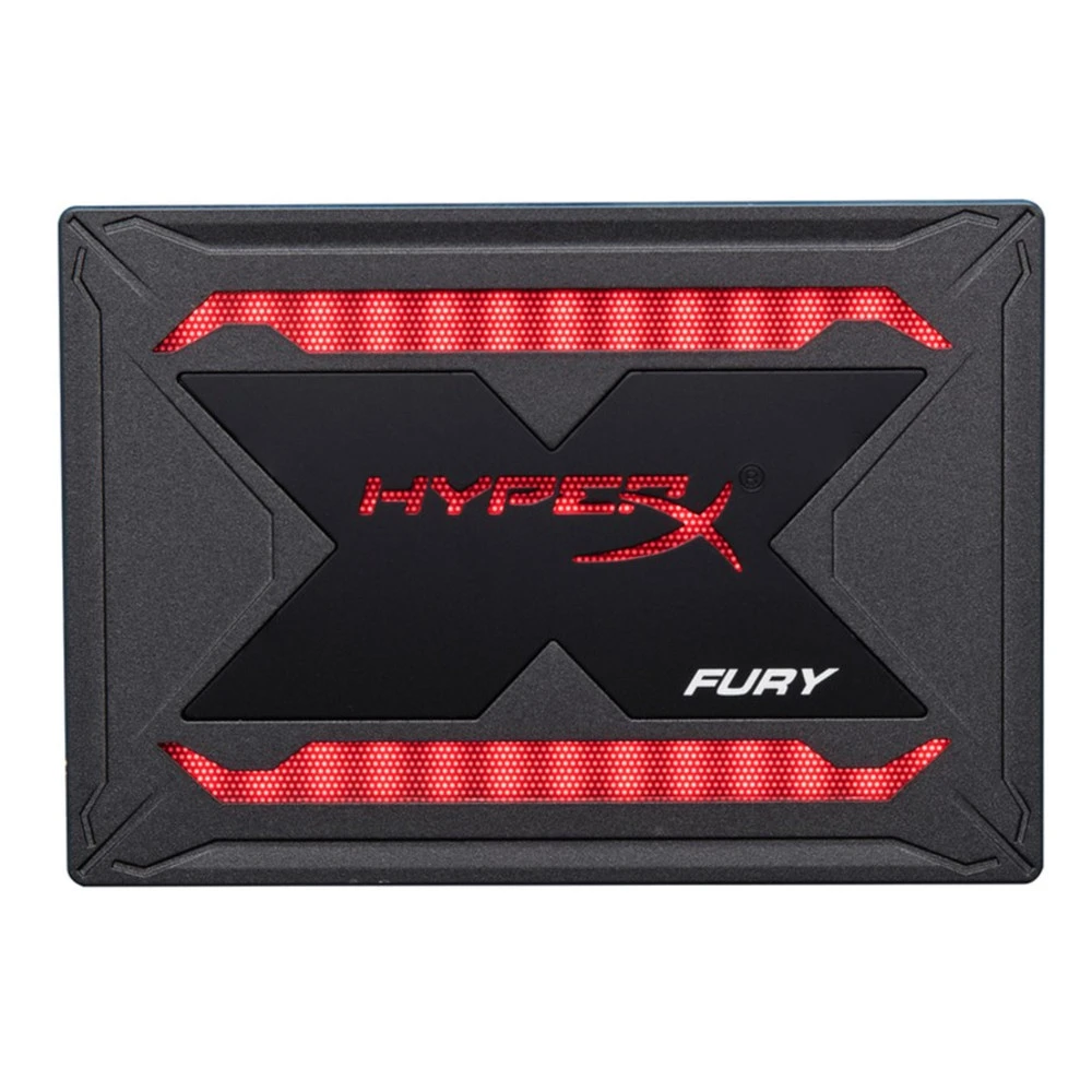 Жесткий диск Kingston HyperX Fury SHFR SATA 3 2.5" RGB Bundle SHFR200B/960G SSD (твердотельные), 960 ГБ, 2.5 дюйма, SATA