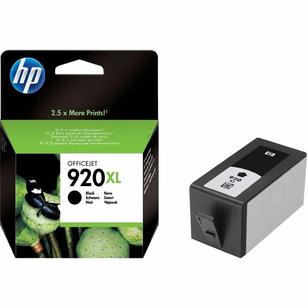 Струйный картридж HP 920XL увеличенной емкости, Черный CD975AE
