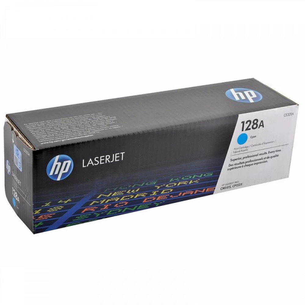 Лазерный картридж HP 128A Голубой CE321A