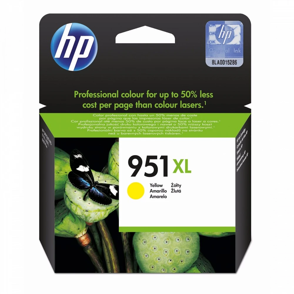 Струйный картридж HP 951XL увеличенной емкости, Желтый CN048AE