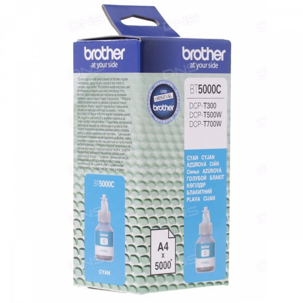 Струйный картридж Brother BT5000C голубые для DCP-T300, DCP-T500W, DCP-T700W