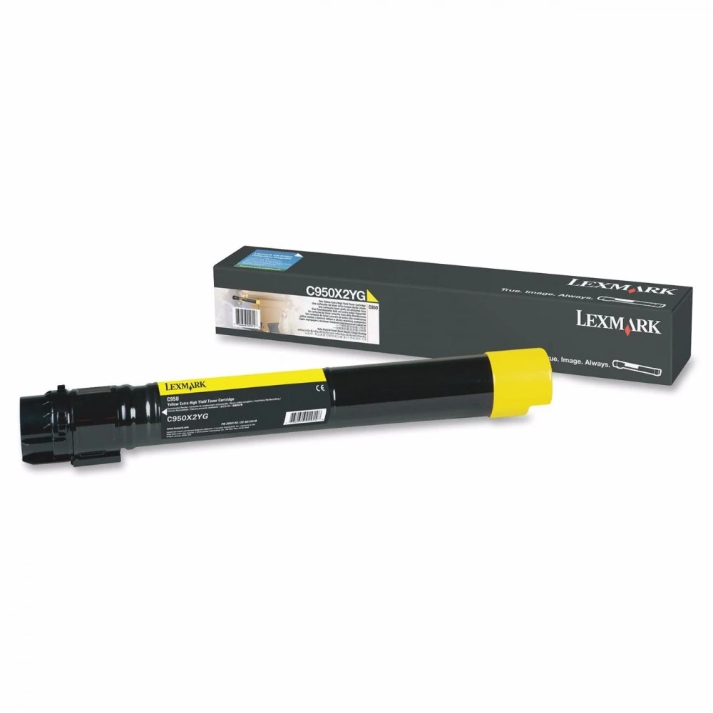 Лазерный картридж Lexmark желтым тонером для C950de, C950 C950X2YG