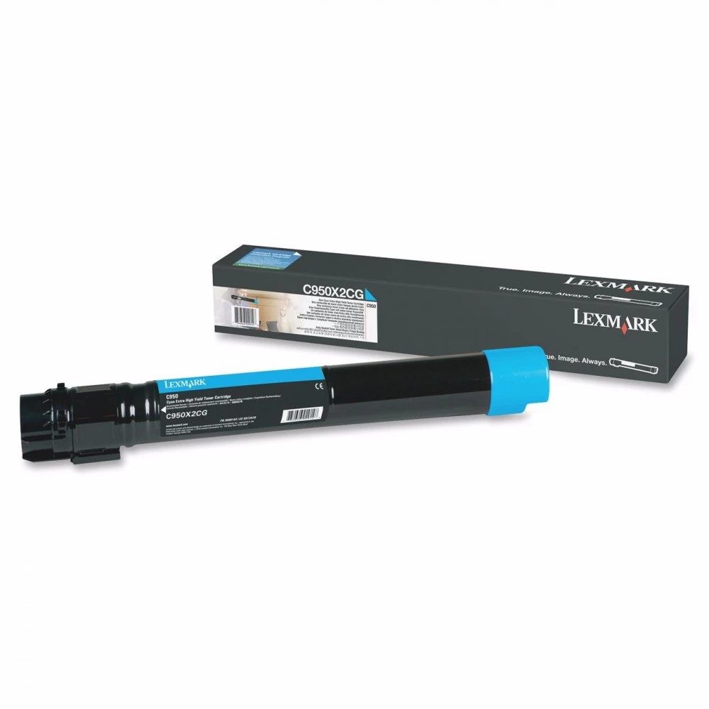 Лазерный картридж Lexmark сверхвысокой емкости с голубым тонером для C950de, C950 C950X2CG