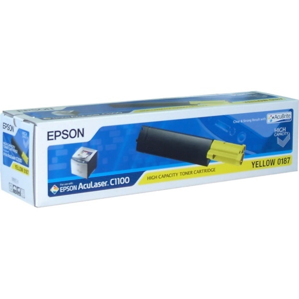 Лазерный картридж Epson 0187 желтый C13S050187