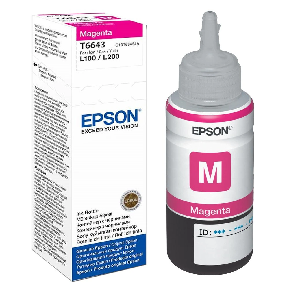 Струйный картридж Epson T664 Пурпурный C13T66434A