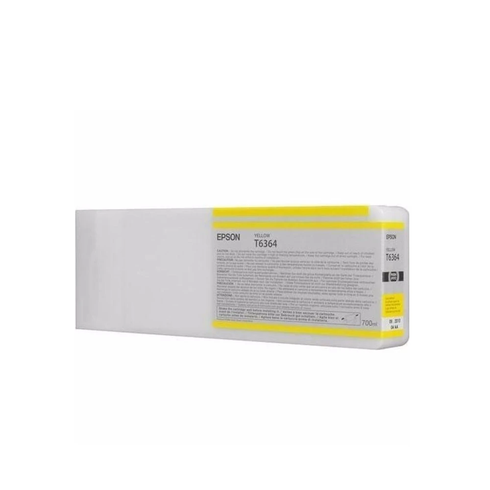 Струйный картридж Epson T6364 Желтый 700 мл C13T636400