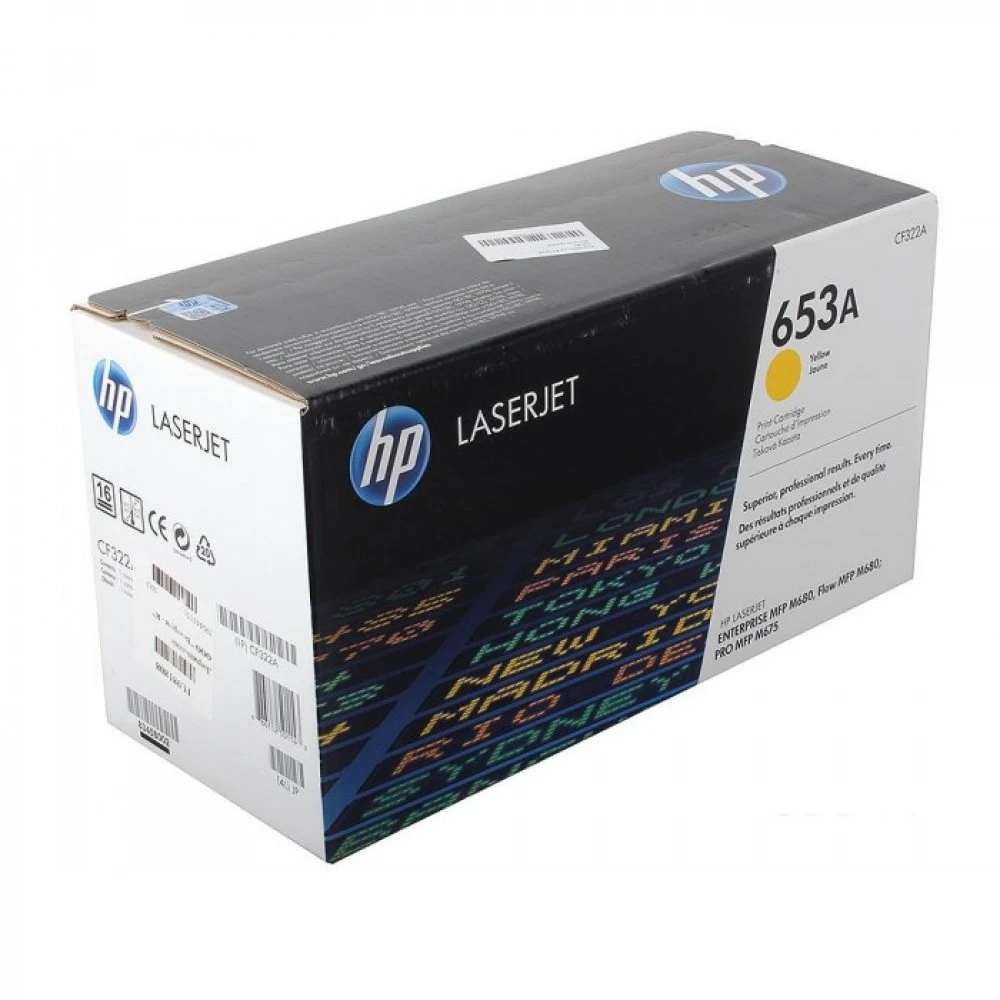 Лазерный картридж HP 653A Желтый CF322A