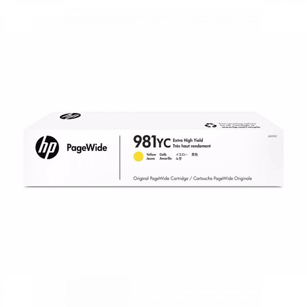 Тонер HP 981YC Extra High Yield максимальной емкости, желтый L0R19YC