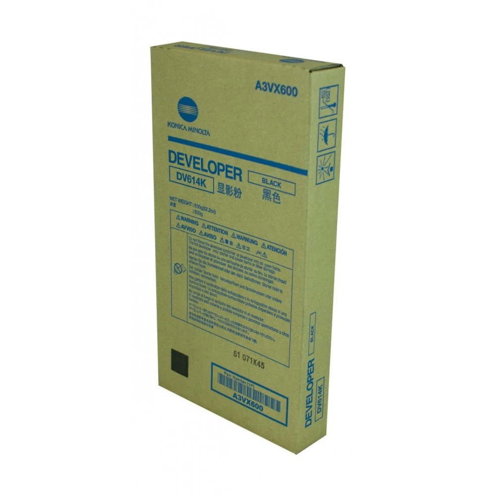 Девелопер Konica Minolta DV-614K bizhub PRESS C1060/C1060L/C1070/C1070P/C2060/C2060L/C2070(P)/C3070/C3070L/C3080/C3080(P)/C83hc A3VX600