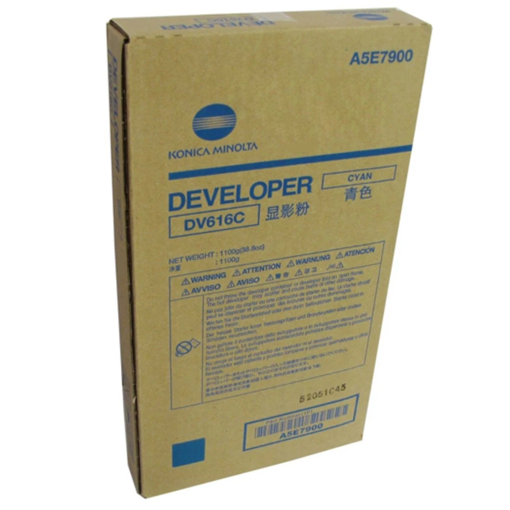Девелопер Konica Minolta DV-616C Cyan A5E7900