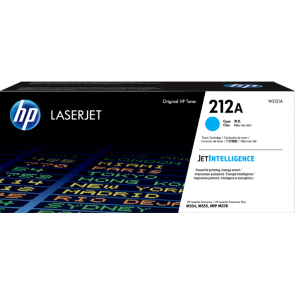 Тонер HP 212A Cyan Original LaserJet Toner Cartridge W2121A